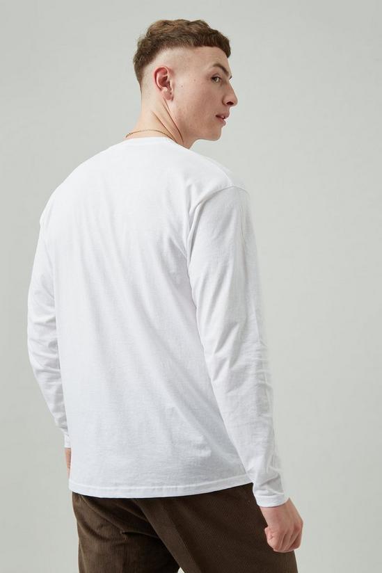 Burton White Long Sleeve Symbol Print T-shirt 3