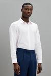 Burton Pink Tailored Fit Long Sleeve Easy Iron Shirt thumbnail 2