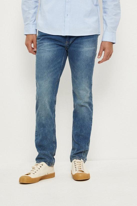 Burton Slim Fit Tinted Blue Jeans 1