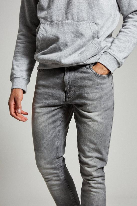 Burton Skinny Mid Grey Jeans 4