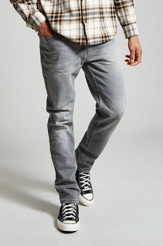 Burton Slim Fit Mid Grey Jeans 1