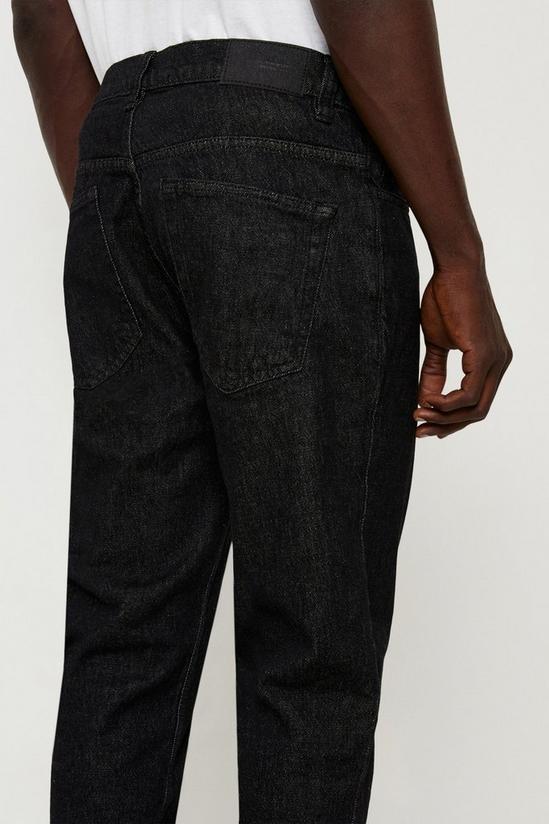 Burton Slim Fit Rinse Black Jeans 4