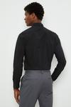 Burton Black Skinny Fit Long Sleeve Stretch Cotton Shirt thumbnail 3
