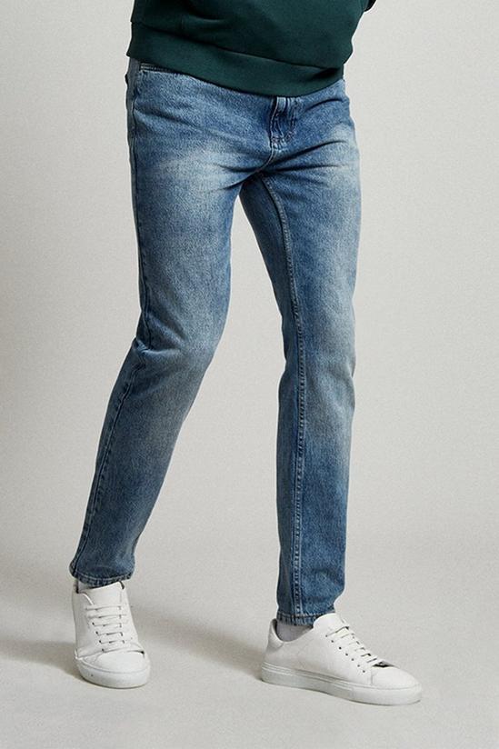 Burton Tapered Blue Tint Jeans 1