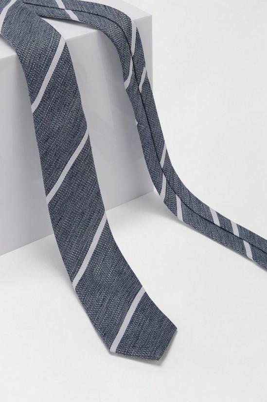 Burton 1904 Textured Stripe Tie 3