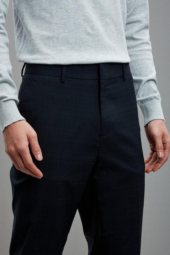 Burton Slim Fit Navy Smart Trousers 4