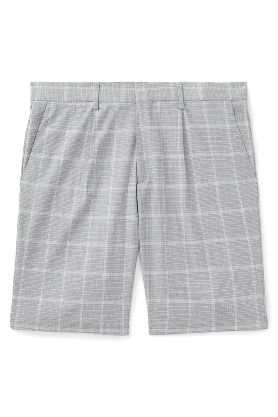 Burton Chino Shorts Grey Micro Check 4