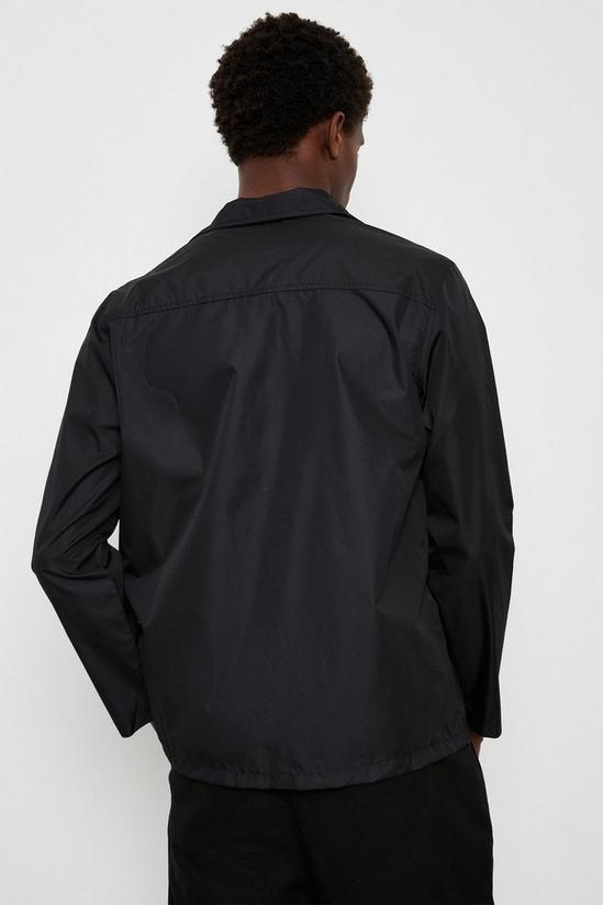 Burton Black Nylon Overshirt Jacket 3
