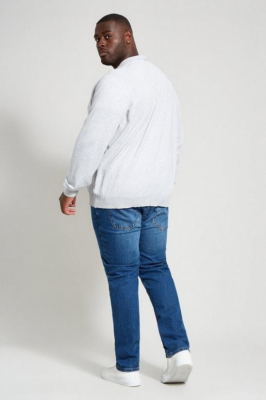 Burton Plus Slim Fit Mid Blue Jeans 3
