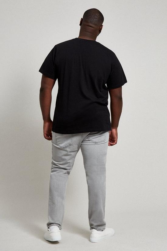 Burton Plus Slim Fit Light Grey Jeans 3