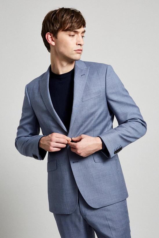 Burton Premium Light Blue Texture Wool Jacket 1