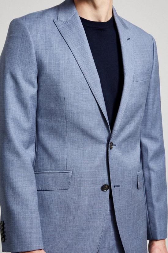 Burton Premium Light Blue Texture Wool Jacket 5