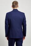 Burton Slim Fit Royal Blue Merino Wool Suit Jacket thumbnail 3
