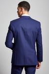 Burton Skinny Fit Royal Blue Merino Wool Suit Jacket thumbnail 3