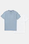 Burton 2 Pack White And Blue Textured T-shirt thumbnail 1