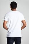 Burton Regular White Short Sleeve V Neck T-Shirt thumbnail 3