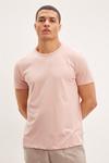 Burton Slim Fit Coral Pink T-Shirt thumbnail 1