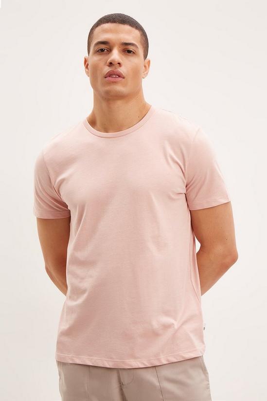 Burton Slim Fit Coral Pink T-Shirt 1
