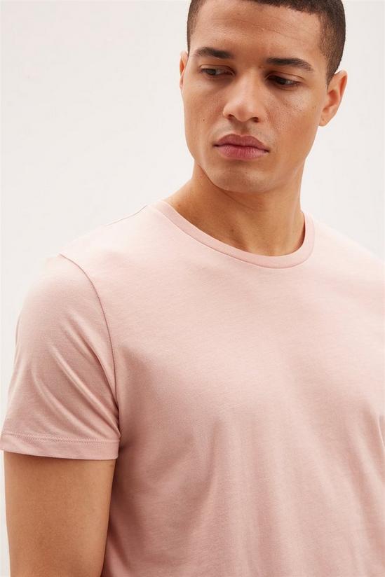 Burton Slim Fit Coral Pink T-Shirt 4
