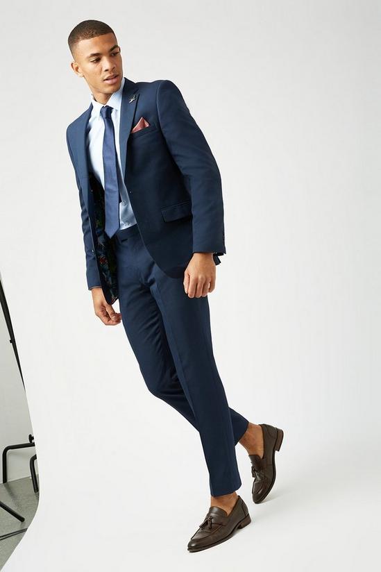 Burton Slim Blue Texture Trouser 2
