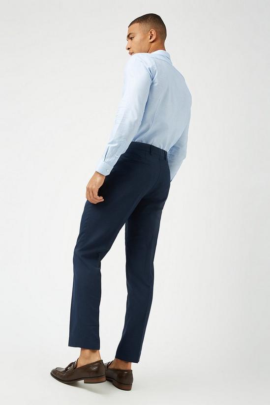 Burton Slim Blue Texture Trouser 3