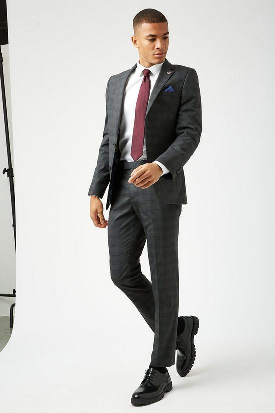 Burton Slim Grey Check Trouser 2