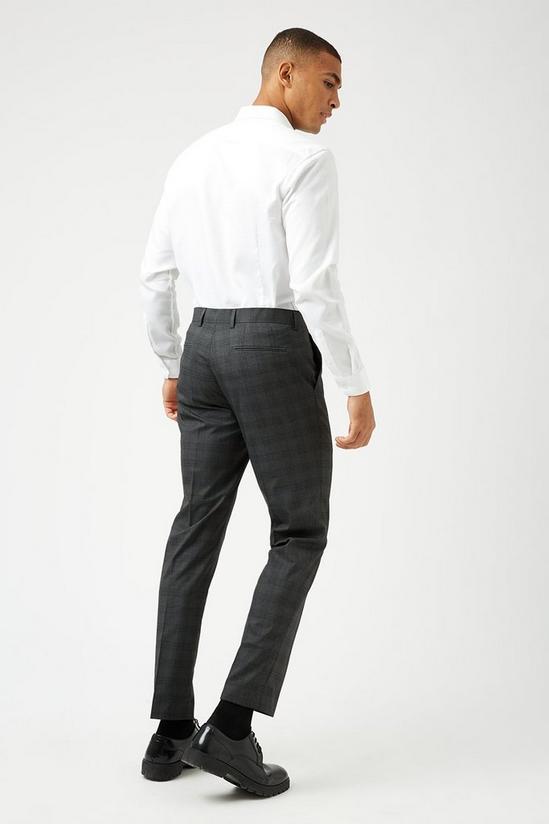 Burton Slim Grey Check Trouser 3