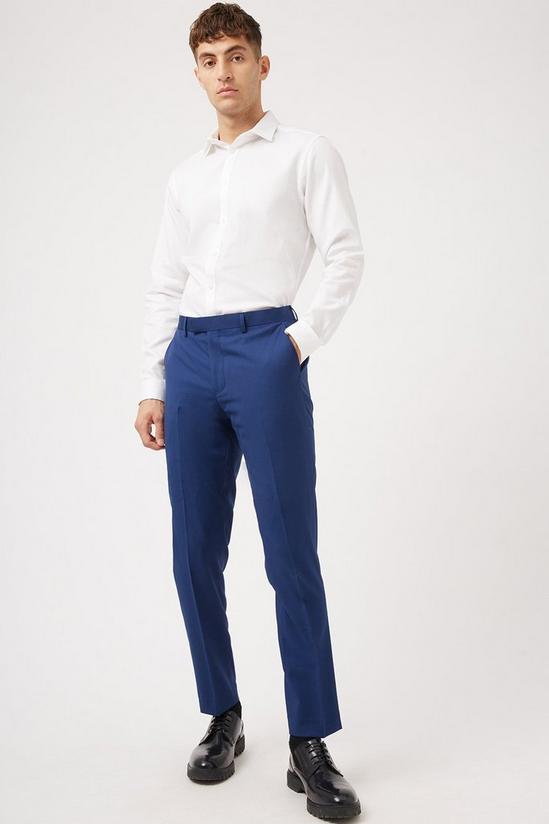 Burton Slim Cobalt Tuxedo Trouser 1