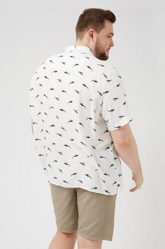 Burton Plus White Shark Print Shirt 3