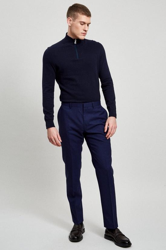 Burton Slim Fit Royal Blue Merino Wool Trouser 2