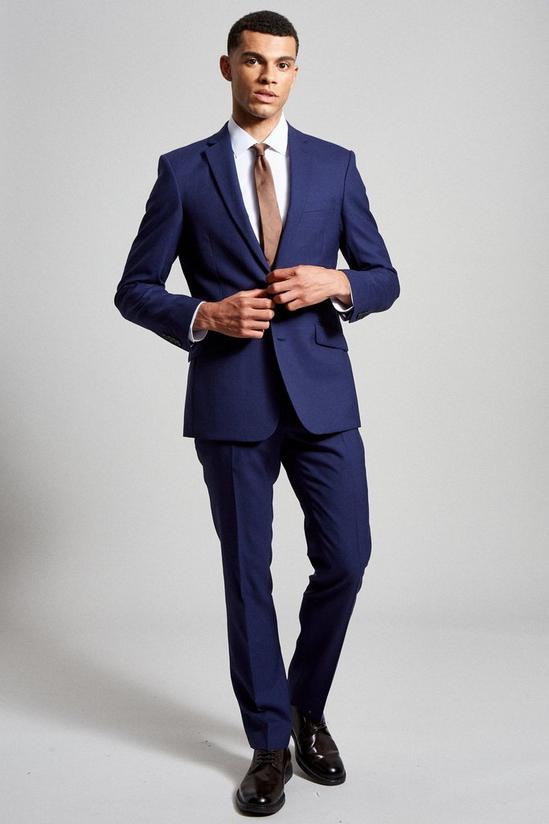 Burton Skinny Fit Royal Blue Merino Wool Trousers 1