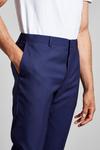 Burton Skinny Fit Royal Blue Merino Wool Trousers thumbnail 5