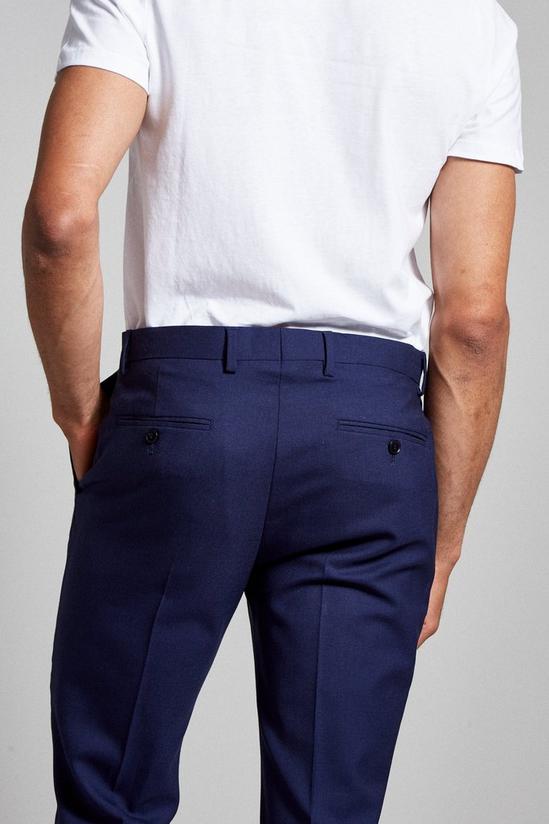 Burton Skinny Fit Royal Blue Merino Wool Trousers 6
