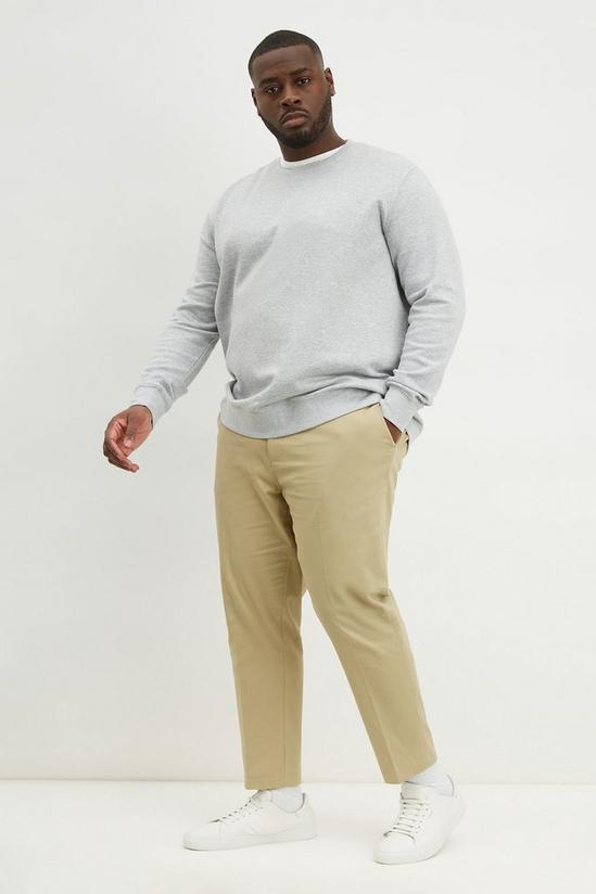 Burton Plus And Tall Tapered Stretch Chinos 1