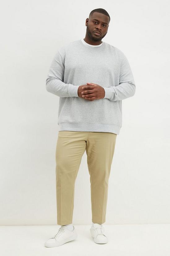 Burton Plus And Tall Tapered Stretch Chinos 2