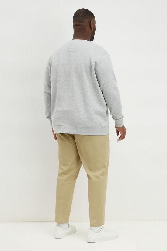 Burton Plus And Tall Tapered Stretch Chinos 3