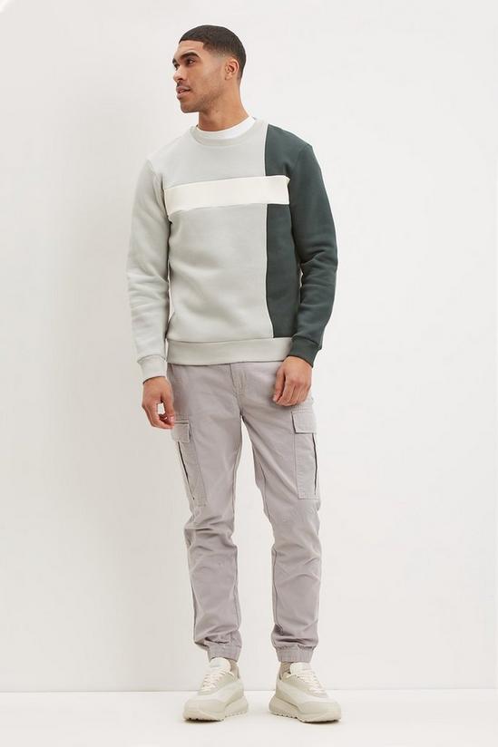 Burton Regular Tri Colour Block Sweatshirt 2