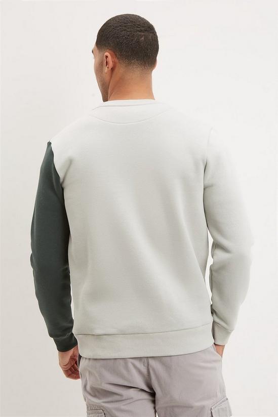 Burton Regular Tri Colour Block Sweatshirt 3