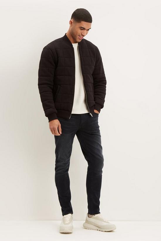 Burton Long Sleeve Quilted Bomber Jacket 1