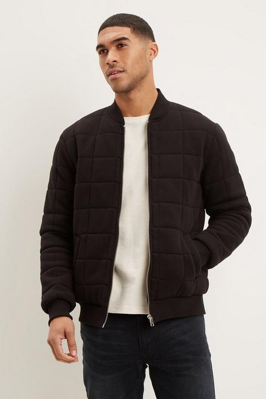Burton Long Sleeve Quilted Bomber Jacket 2