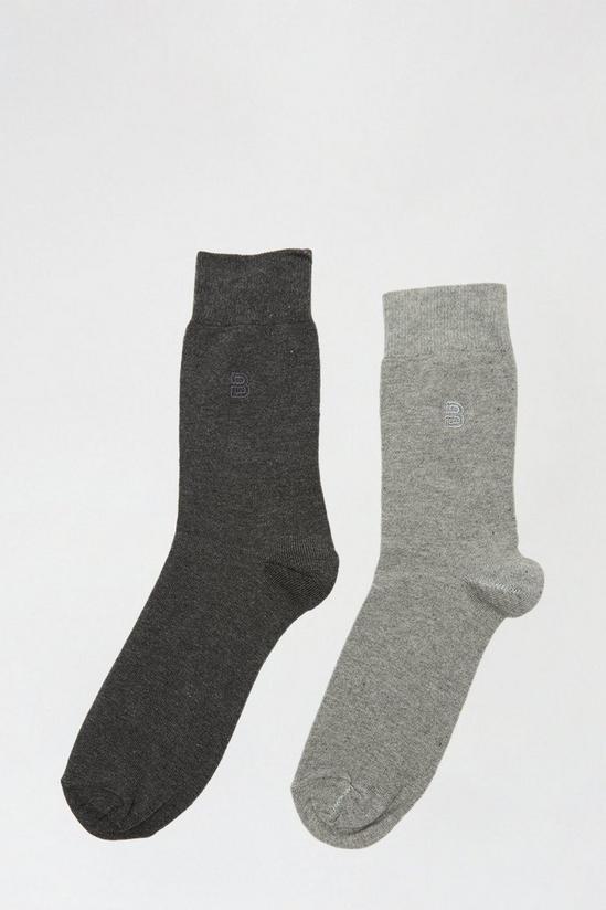 Burton 10 Pack Grey Socks 1