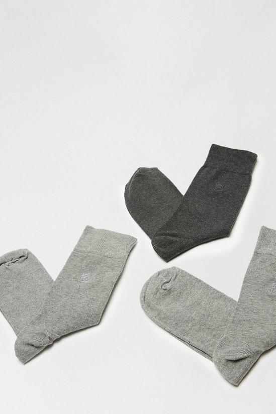 Burton 10 Pack Grey Socks 3