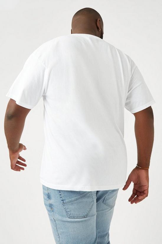 Burton Plus Short Sleeve White Miami Chest Print T-shirt 3