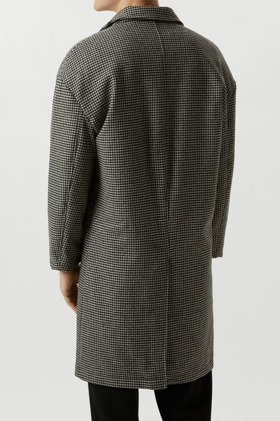 Burton Relaxed Fit Wool Dogtooth Overcoat 3