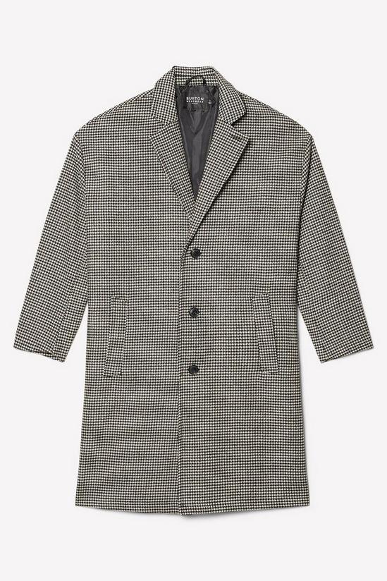 Burton Relaxed Fit Wool Dogtooth Overcoat 5