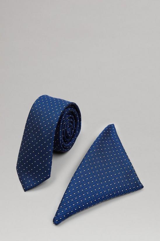 Burton Mid Blue Mini Spot Tie Set 1
