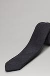 Burton Grey Brushed Wool Tie thumbnail 2