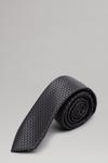Burton Black And Grey Jacquard Tie thumbnail 1