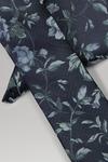 Burton Navy And Blue Floral Tie And Pocket Square Set thumbnail 3