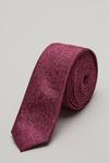 Burton Burgundy Floral Skinny Tie And Pocket Square Set thumbnail 1